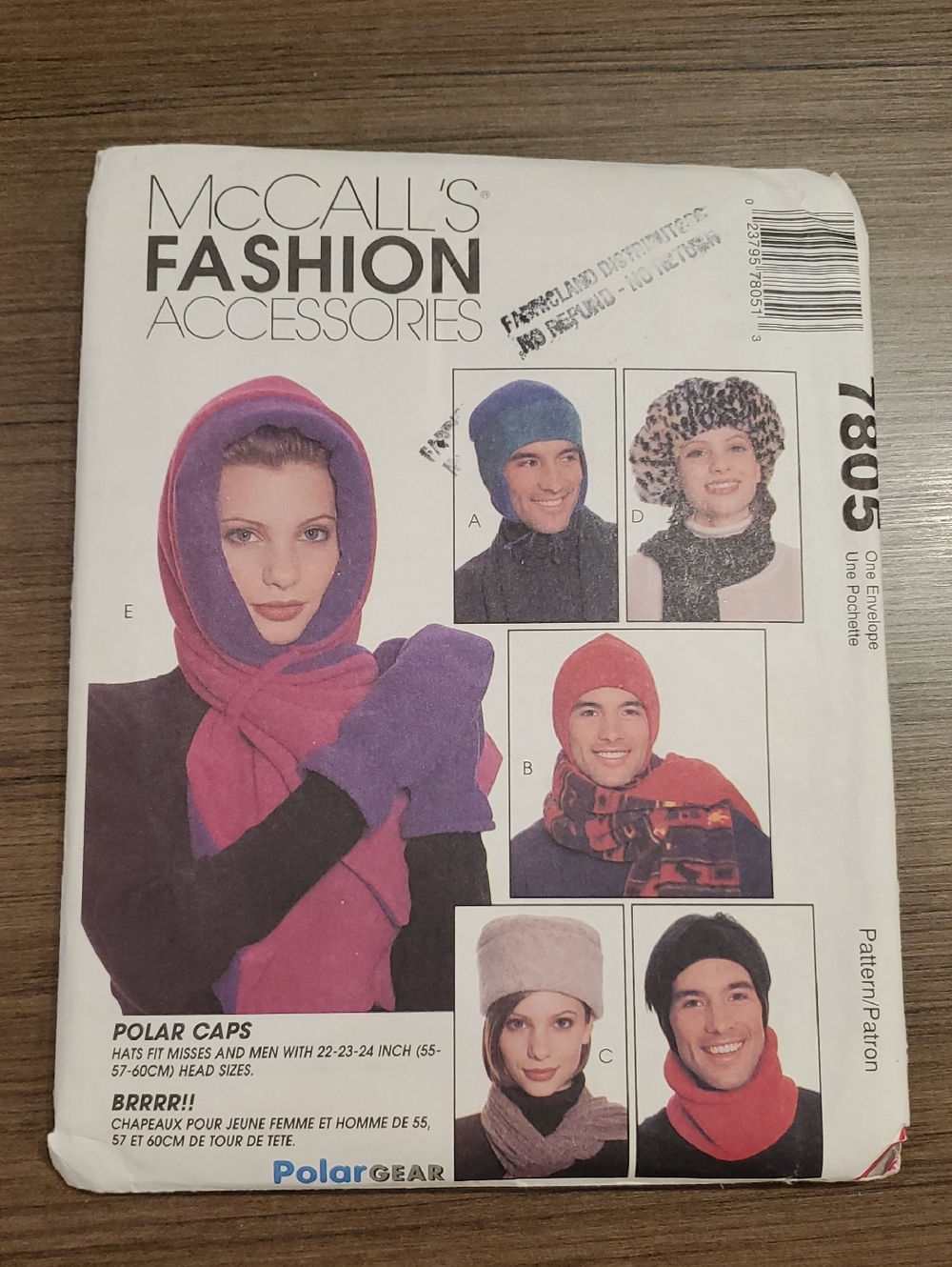 Bundle Of 4 Hat Patterns - Picture 8 of 13